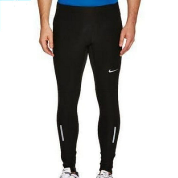 Nike Other - Nike Mens Dri-Fit Tech Running Tights Black Large